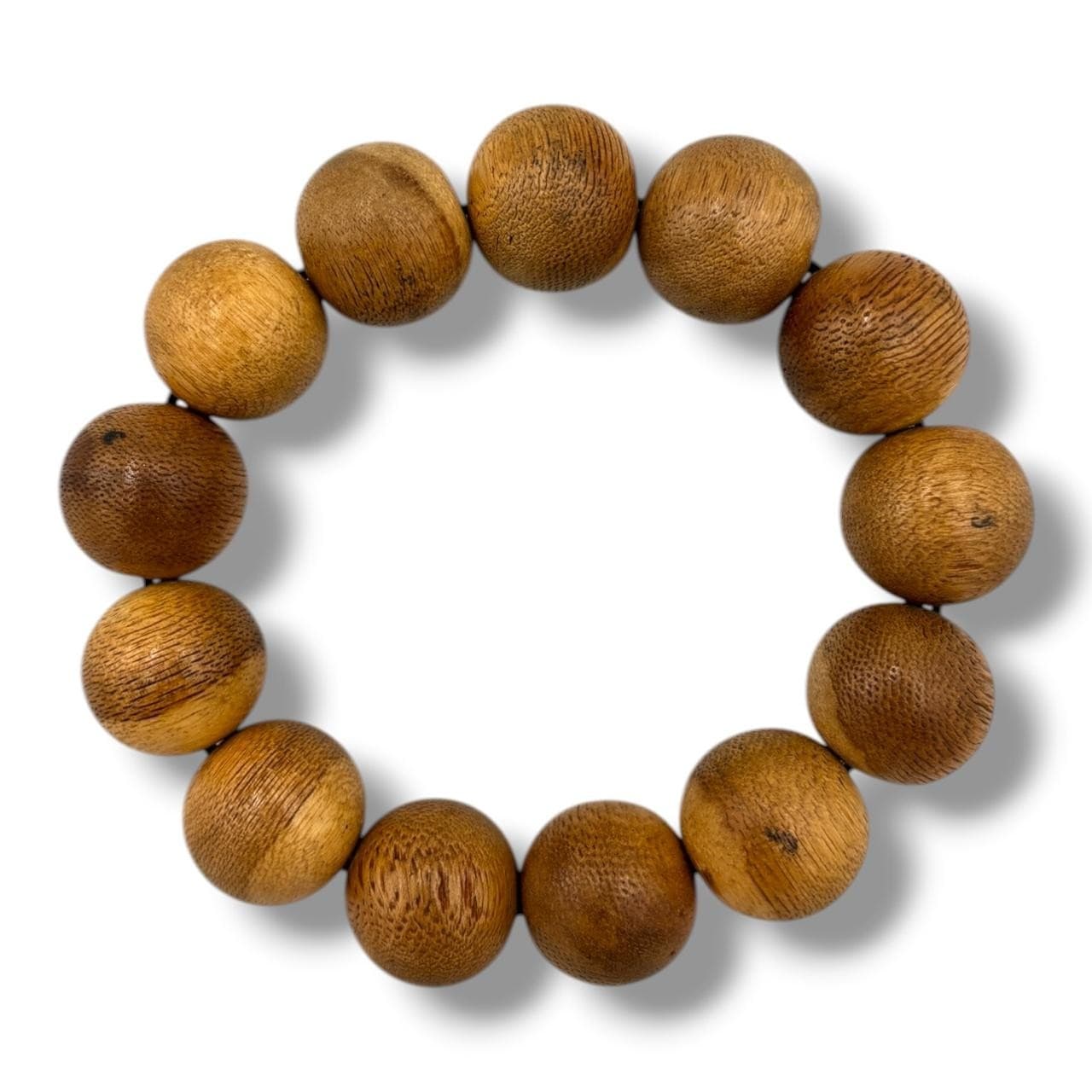 A Natural Agarwood polished round Bead Bracelet.The natural agarwood fragrance is well known for its purposes in relaxation and meditation.Some signs of wear and natural surface variation throughout - please see photos for condition. Approximately 8cm internal diameter. Please see photos or request a condition report.This item is held at Cadmore ASIAN Office in Vietnam and will be shipped from there. Buyers will be responsible for direct shipping payments. Delivery will take slightly longer.
