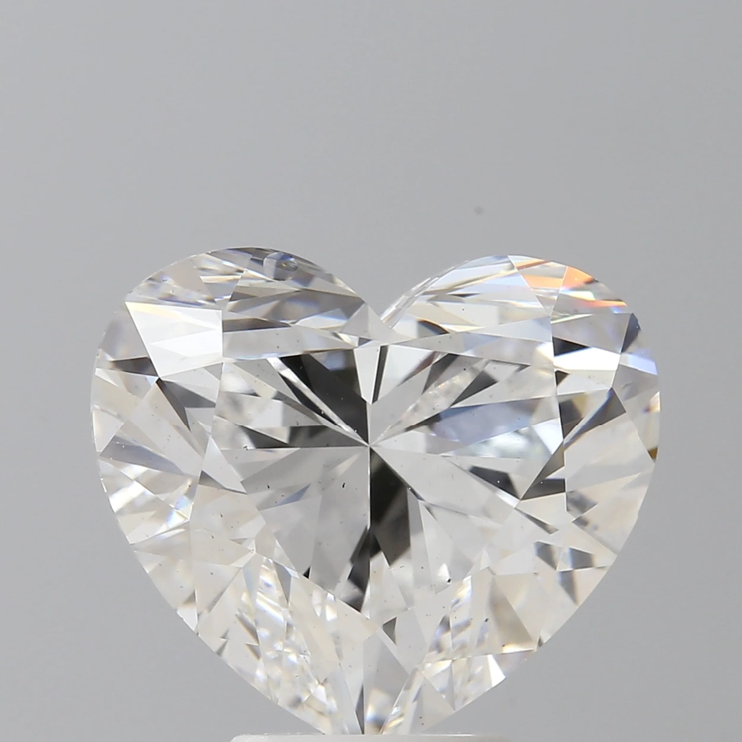 A 5.07ct Heart Cut Lab-Grown Diamond. Colour D, clarity VS2. IGI certified. Cert no: LG762508027. Measurements: 10.17 x 11.55 x 7.22 mm.