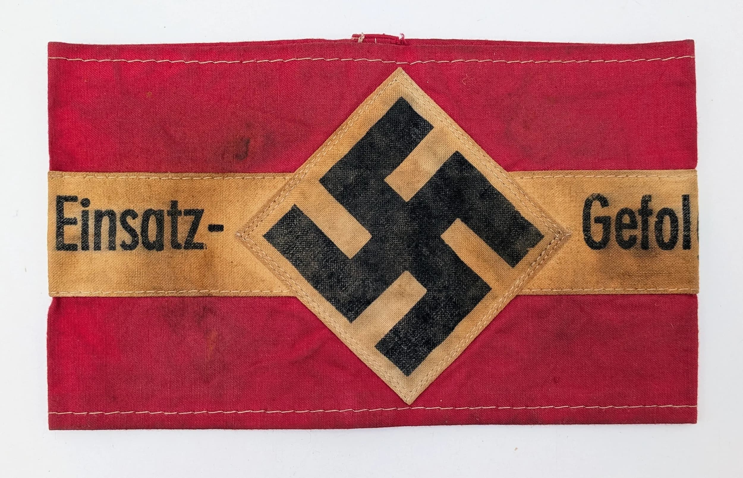 WW2 Hitler Youth 'Deployment Team' Armband.