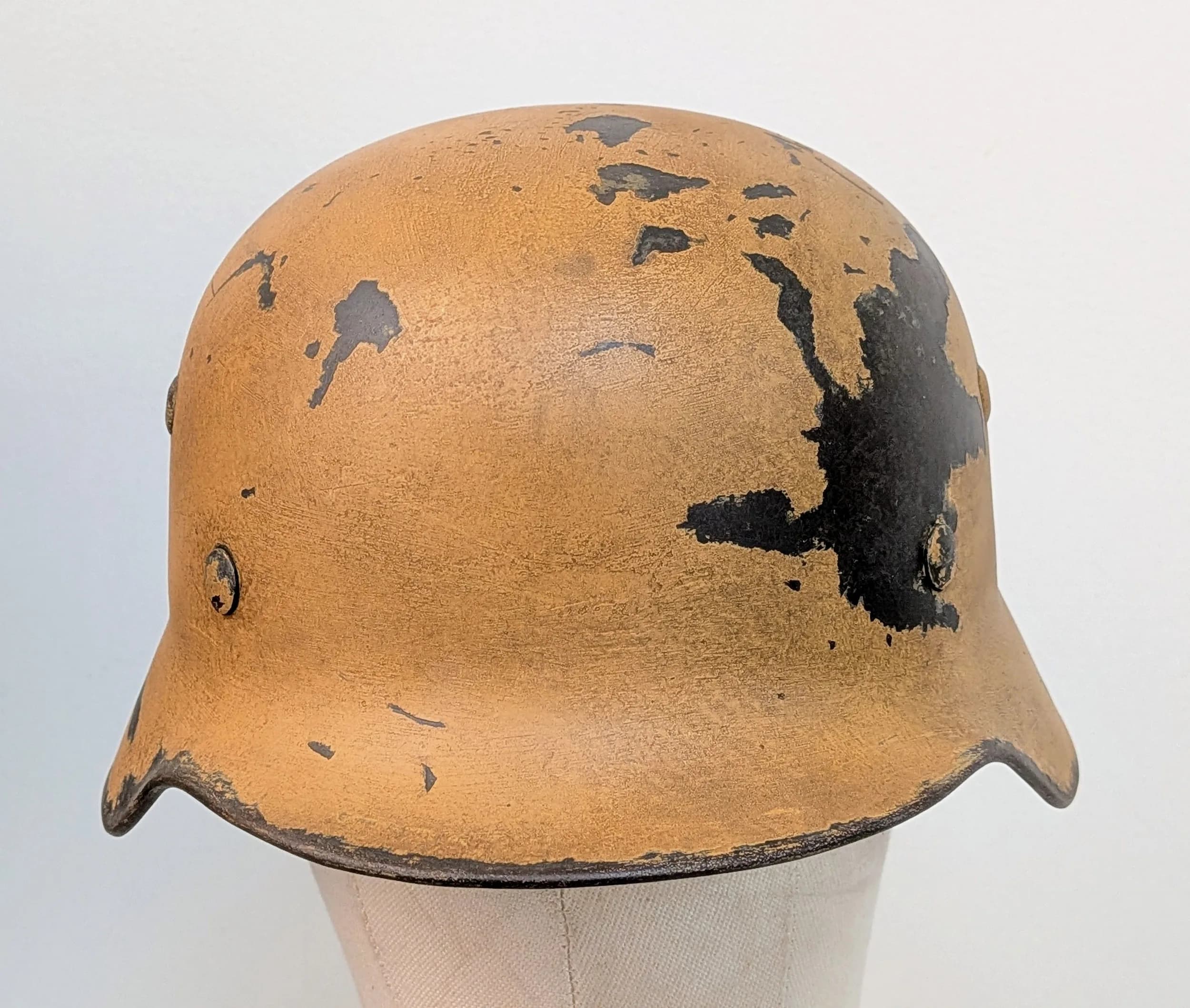 WW2 German M35 Africa Corps Helmet with Liner.