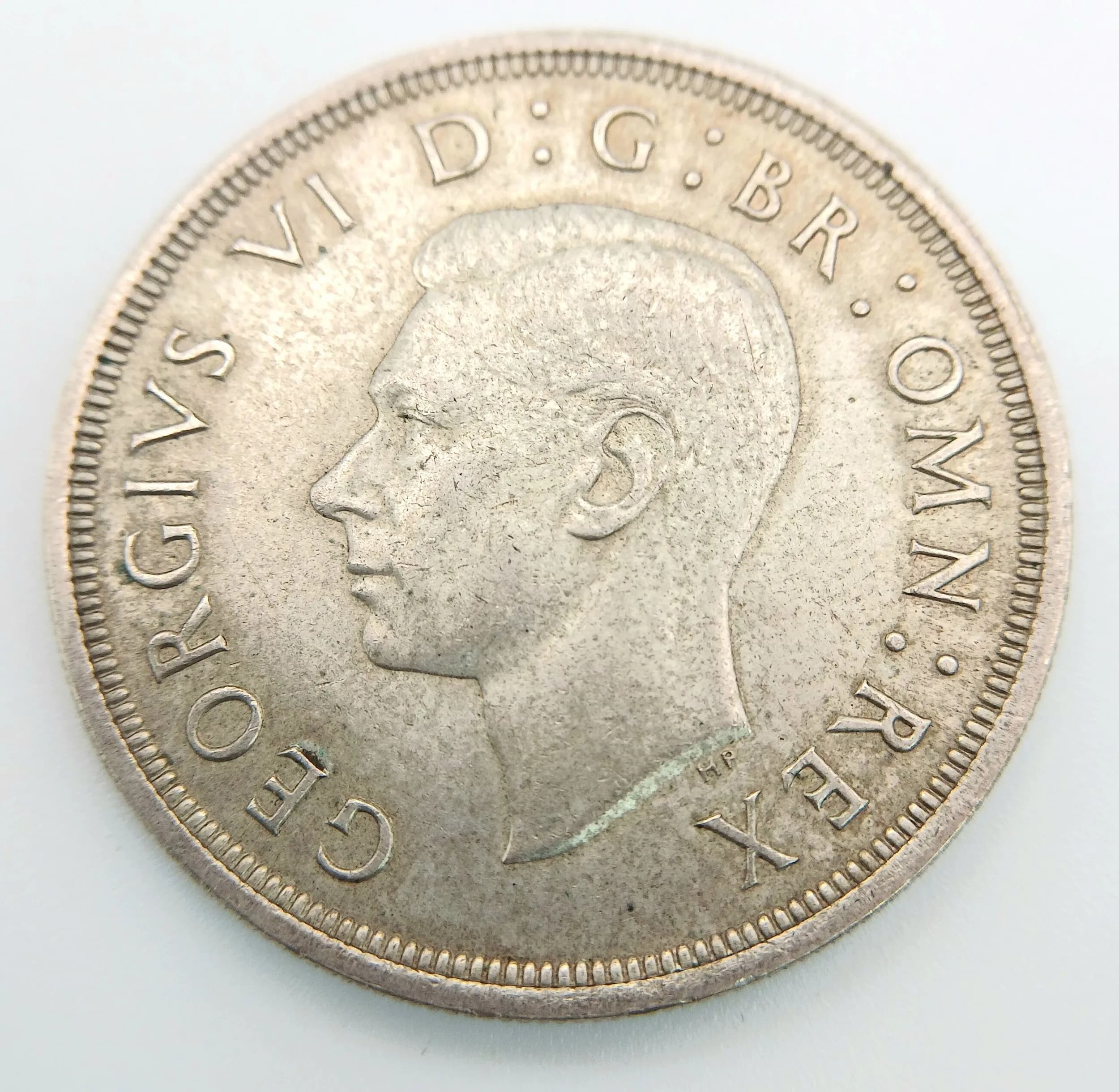 A 1937 George VI Coronation Great Britain Crown coin.