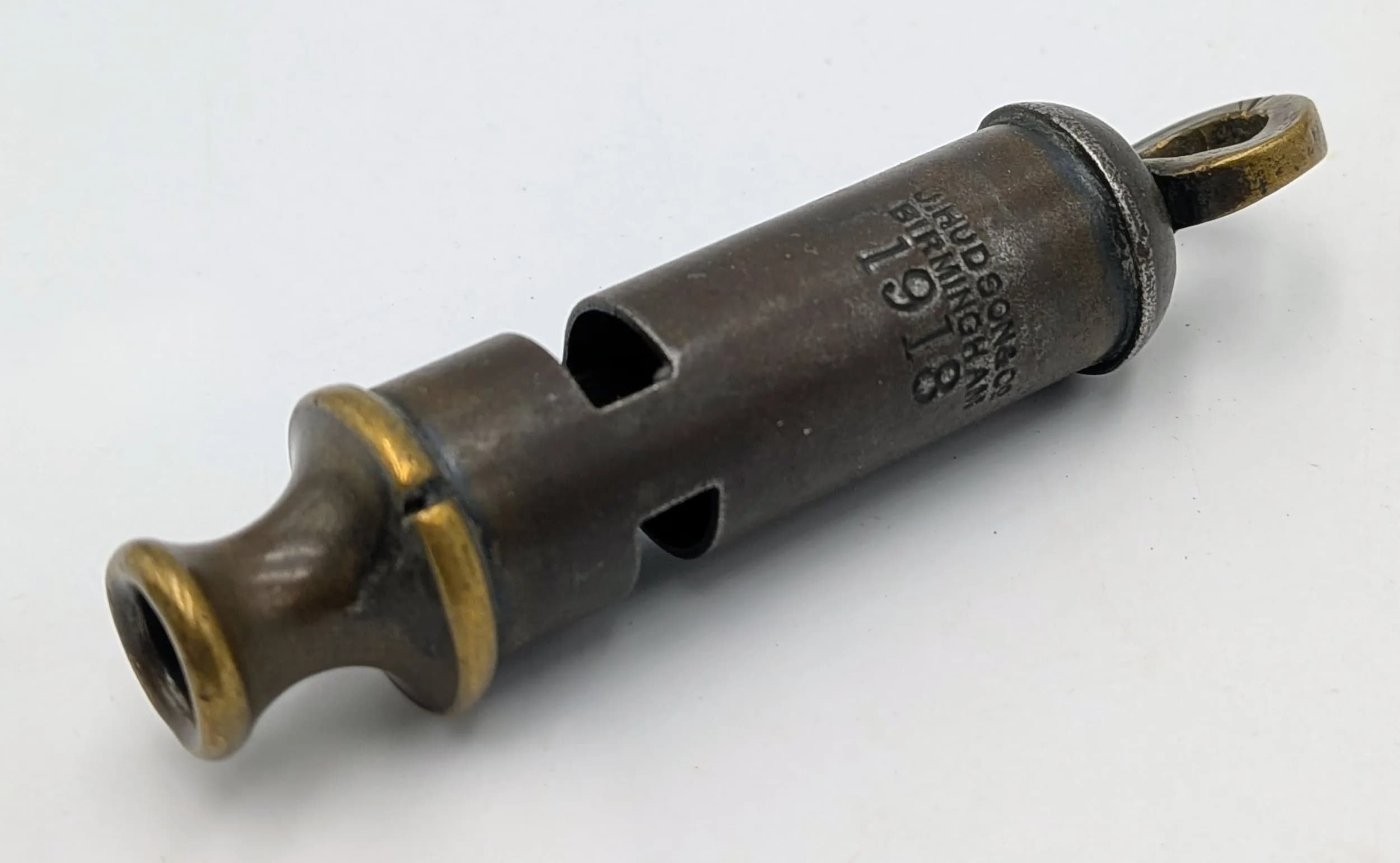 1918 Dated British Officers Hudson “Over the Top” Whistle.
