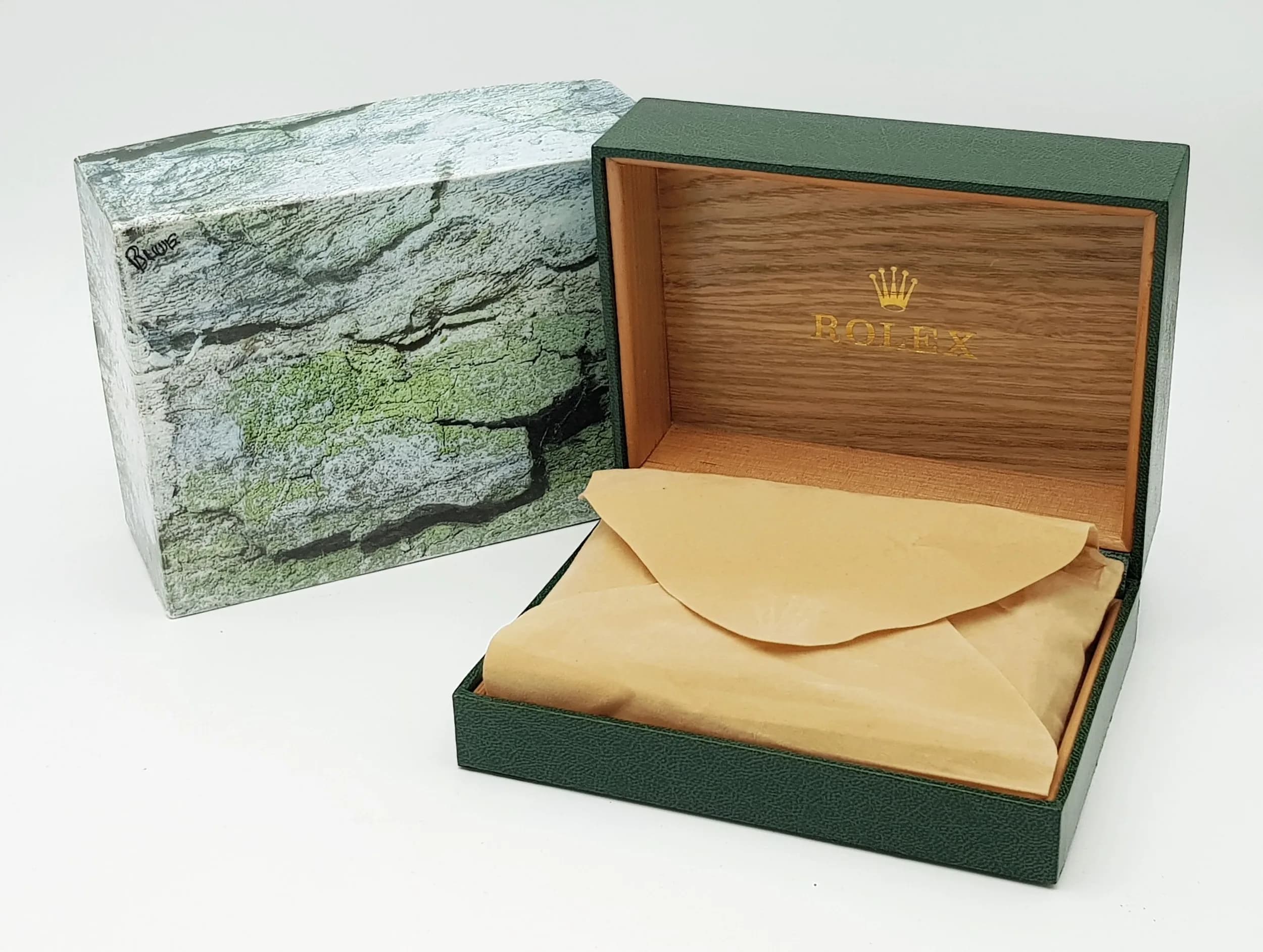 A Rolex Case with Outer Box.