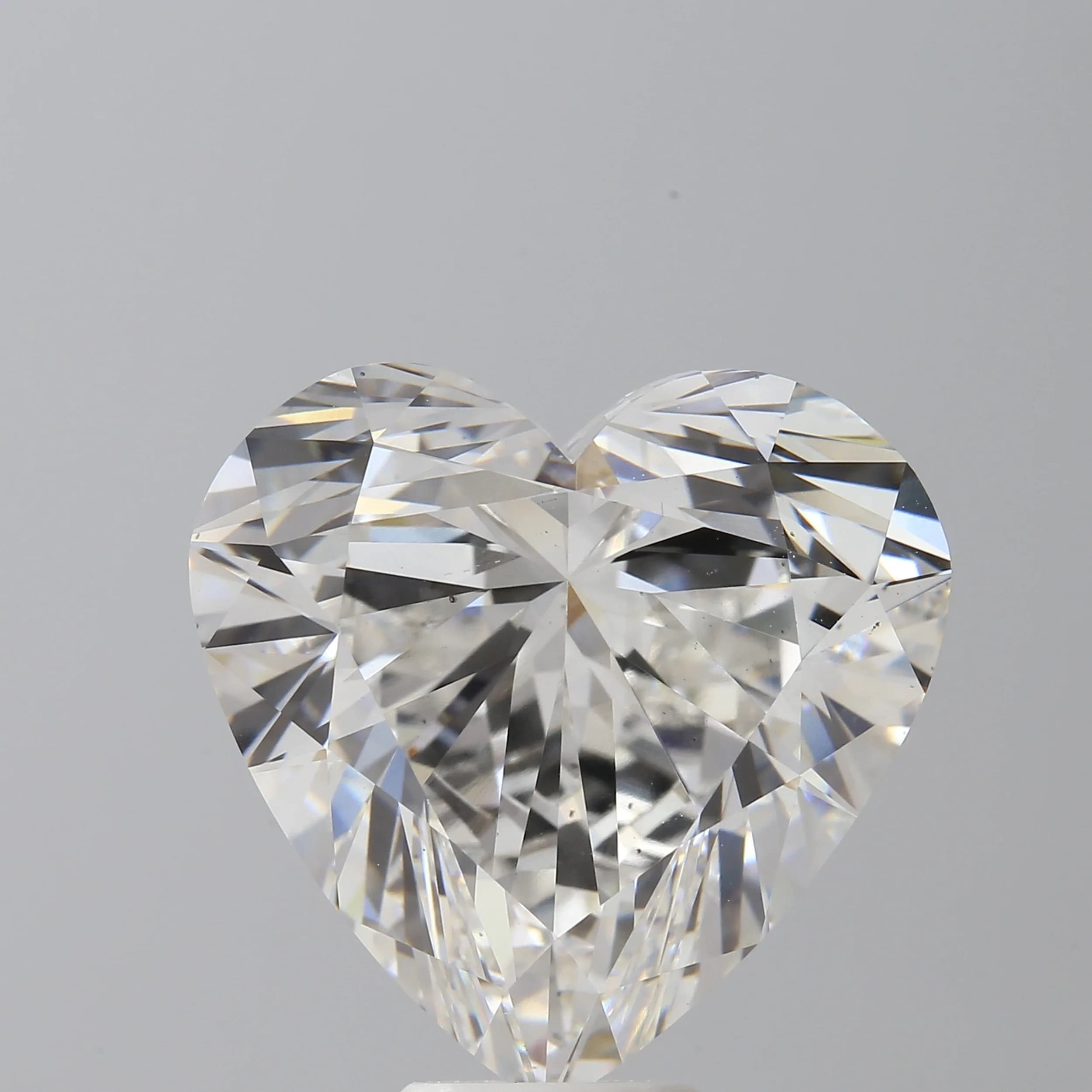 A 10.02ct Heart Cut Lab-Grown Diamond. Colour F, clarity VS2. IGI certified. Cert no: LG764645082. Measurements: 14.28 x 14.64 x 8.45 mm.