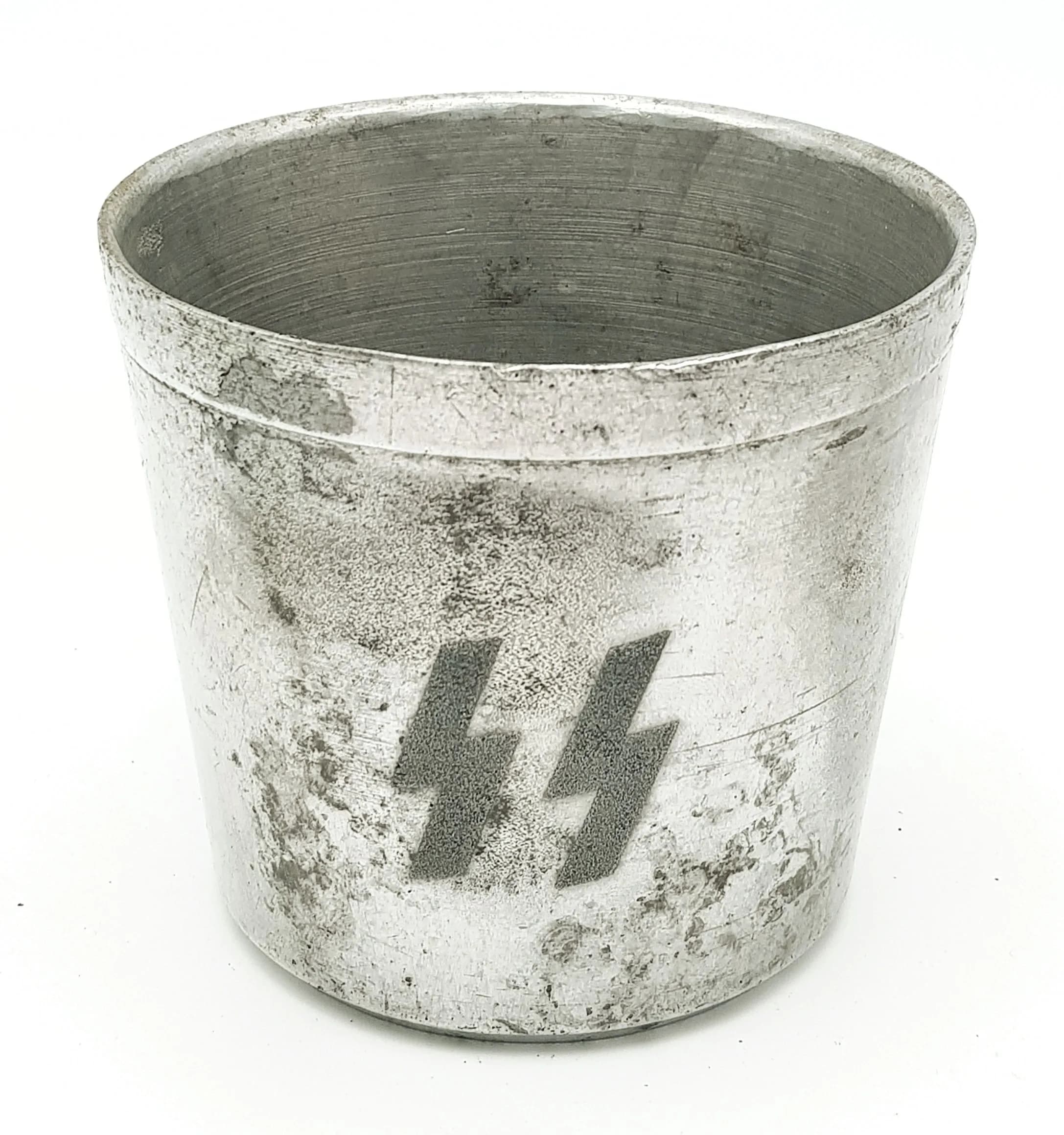 WW2 Waffen SS Individual Ice Buckets from Ordensburg Vogelsang was one of the largest Nazi construction projects. It served as a rigorous training camp designed to Mould young male cadets (called "Junkers") into a fanatical, physically perfect Nazi elite.