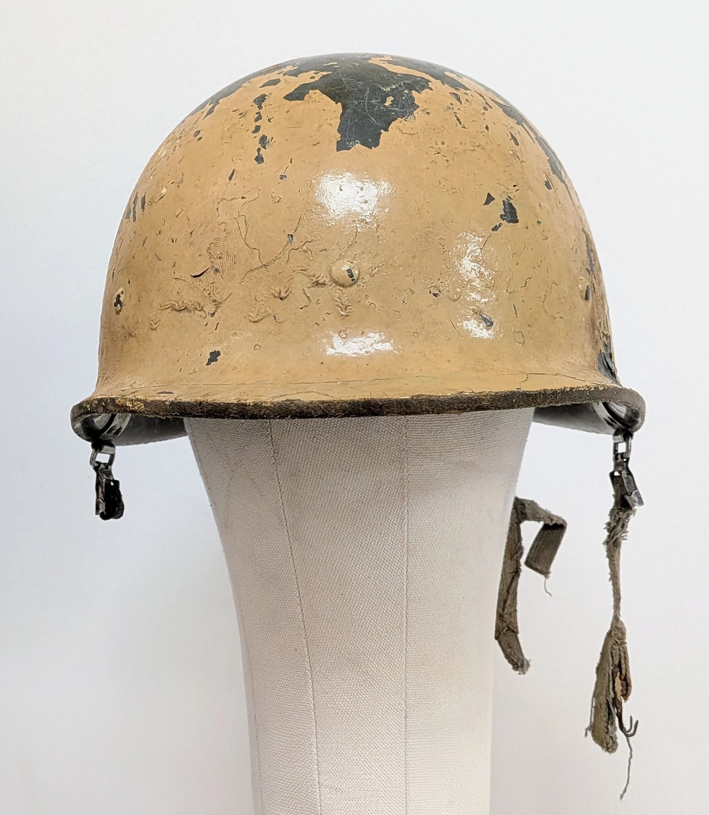 Gulf War 1 Veteran Bring Back Iraqi M80 Helmet (no liner) with unit Insignia.