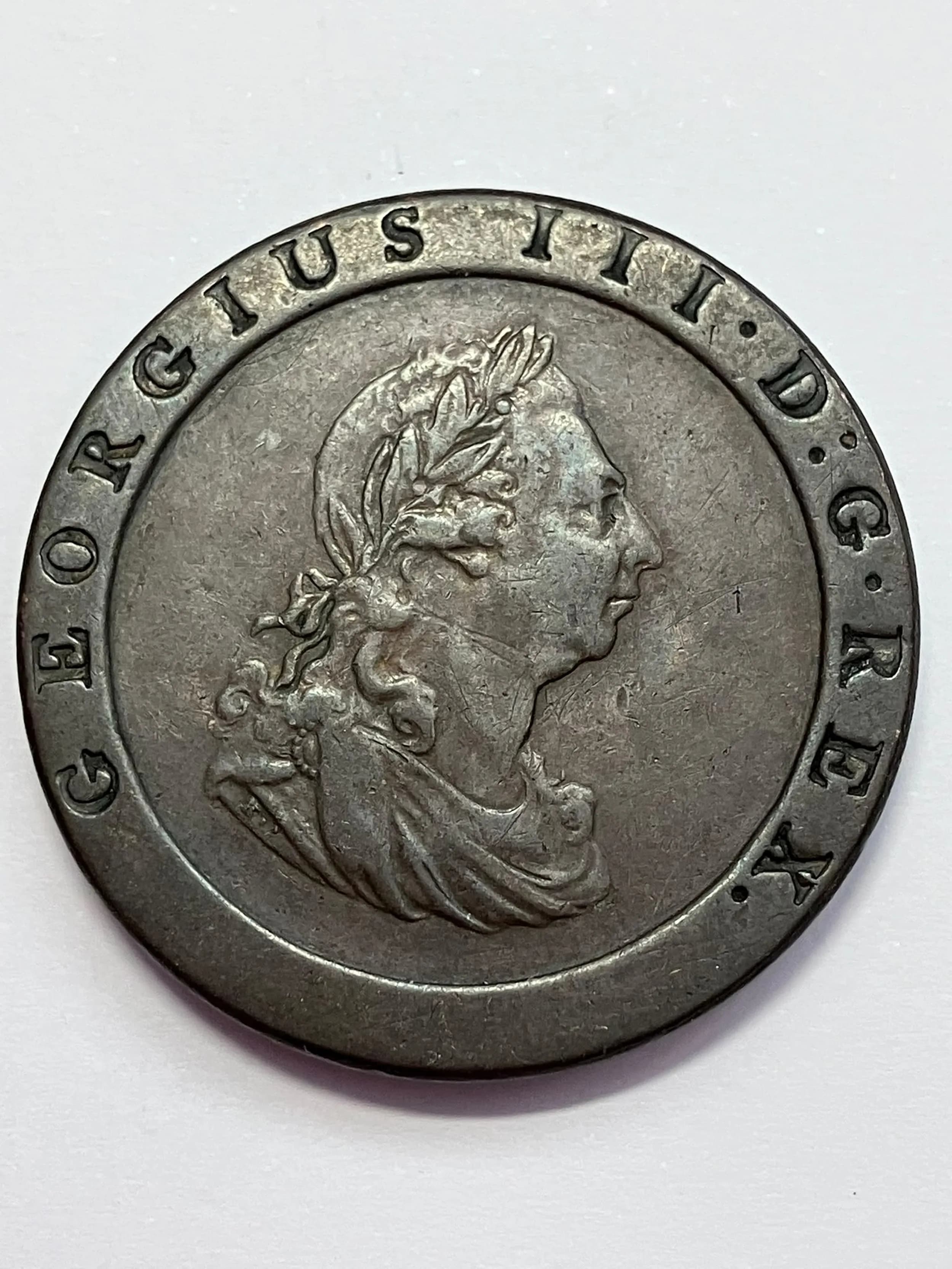 1797 GEORGE III CARTWHEEL PENNY coin. Very fine condition please see pictures.