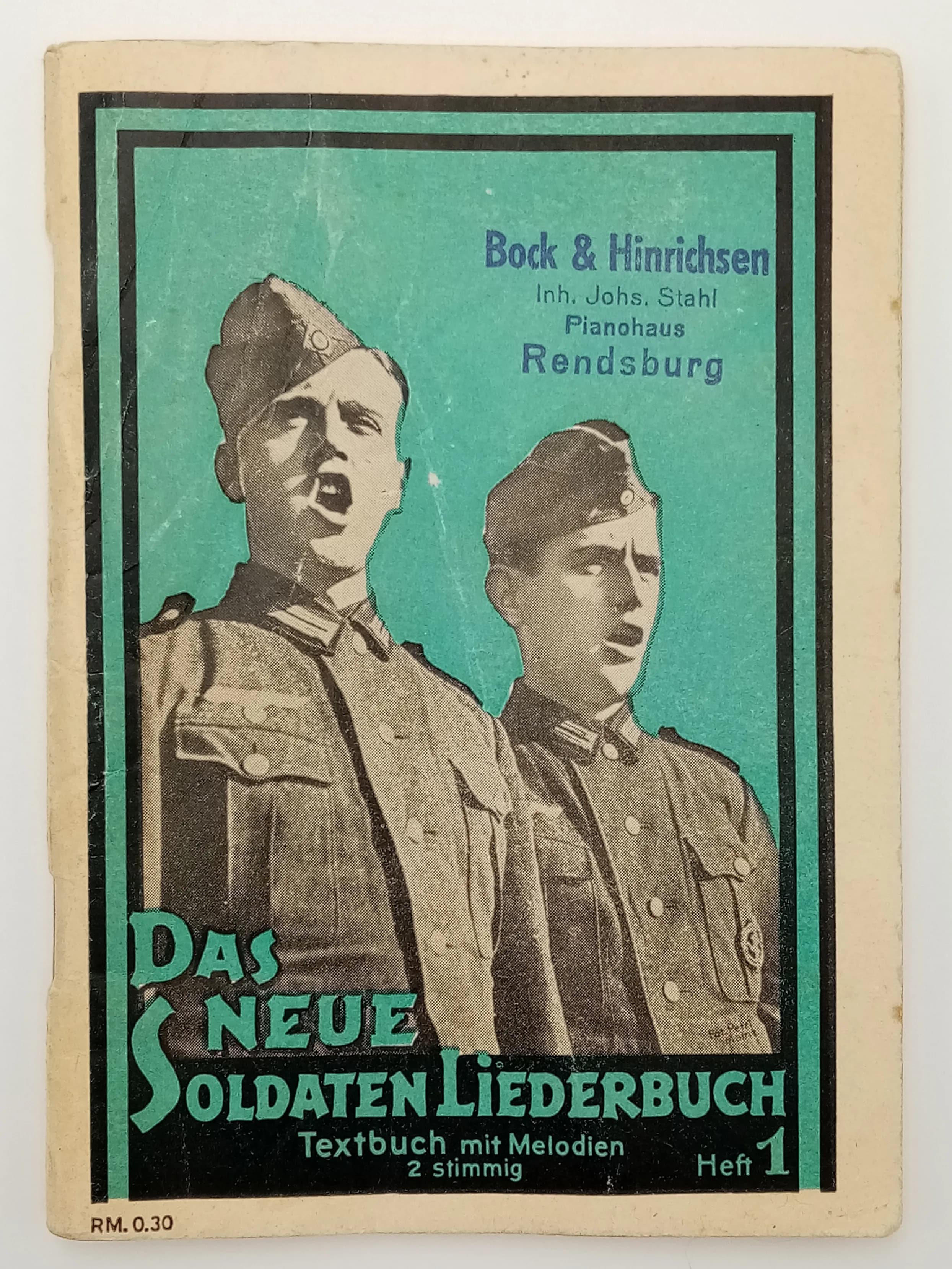 A German Third Reich Soldiers Song Book.