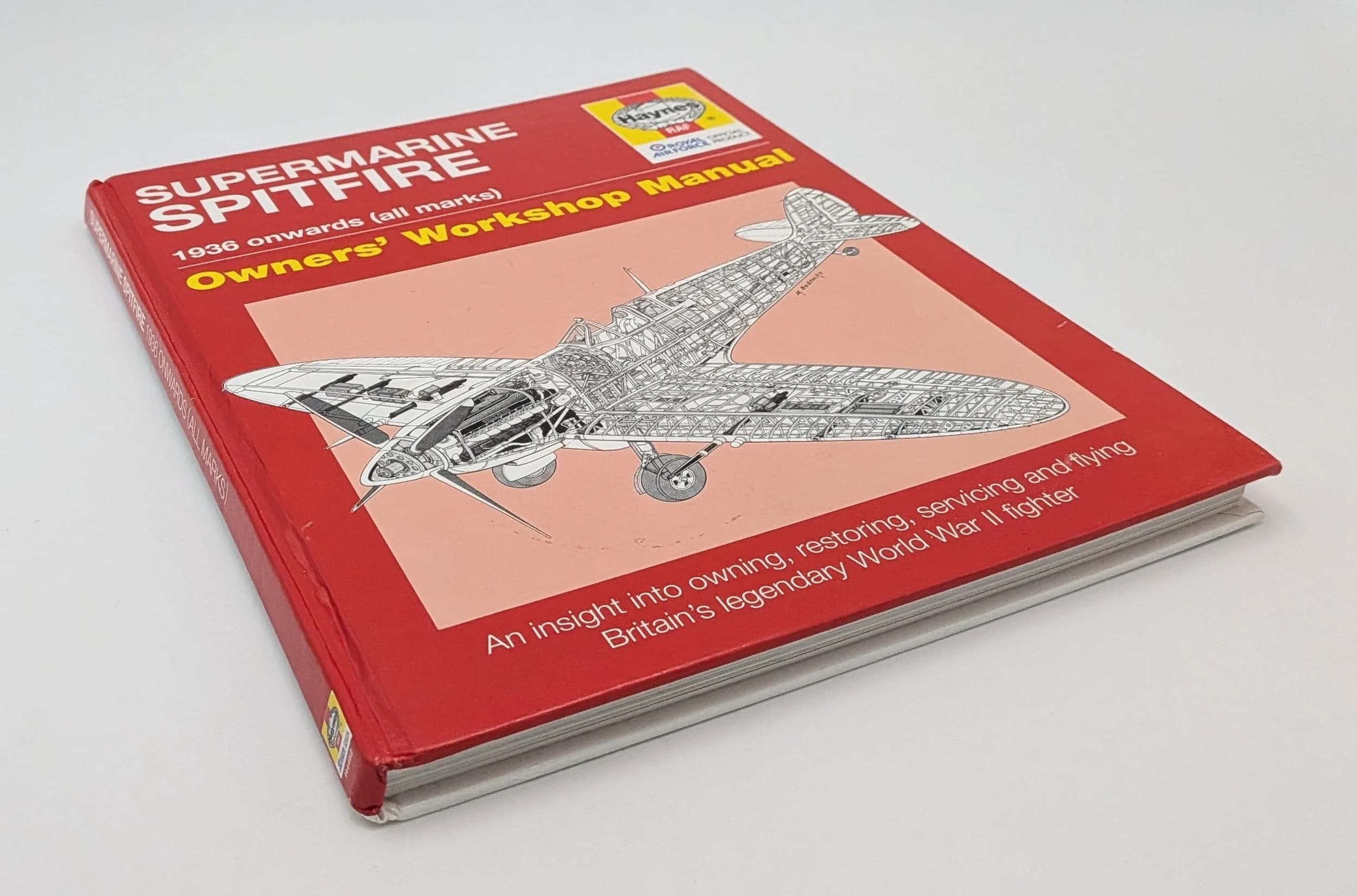 A Haynes Manual RAF Official Product on the Supermarine Spitfire from 1936 Onwards.