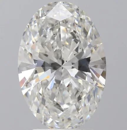 A 2.57ct Oval Brilliant Cut Lab-Grown Diamond. Colour E, clarity VS2. IGI certified. Cert no: LG734535782. Measurements: 11.36 x 7.68 x 4.75 mm.