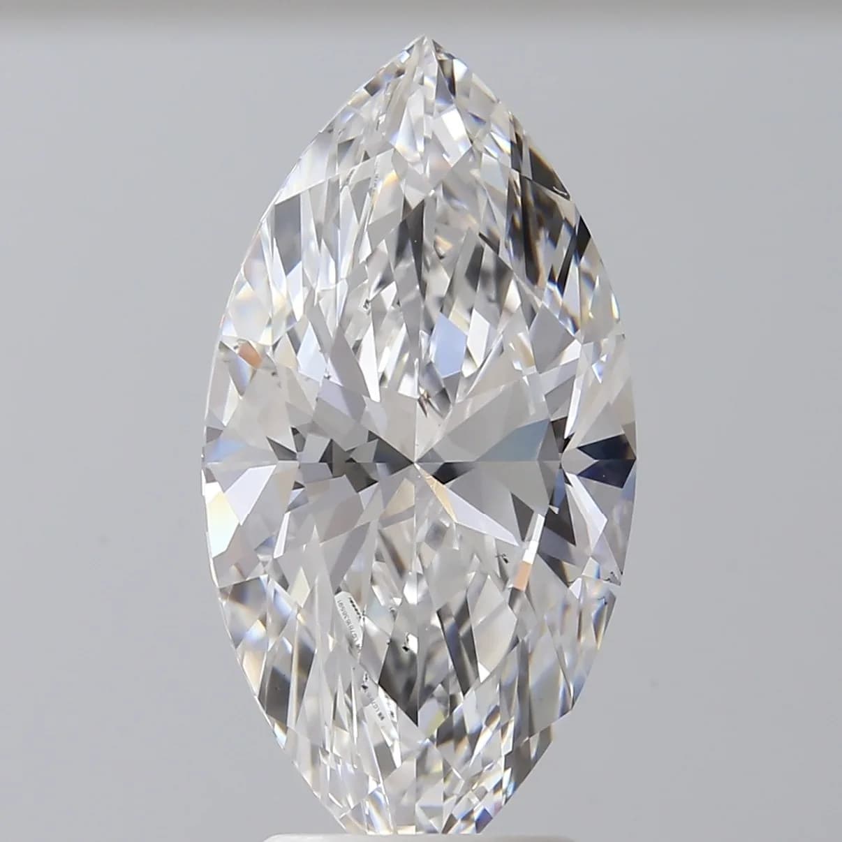 A 3.08ct Marquise Cut Lab-Grown Diamond. Colour D, clarity VS2. IGI certified. Cert no: LG781636591. Measurements: 15.01 x 7.68 x 4.68 mm.