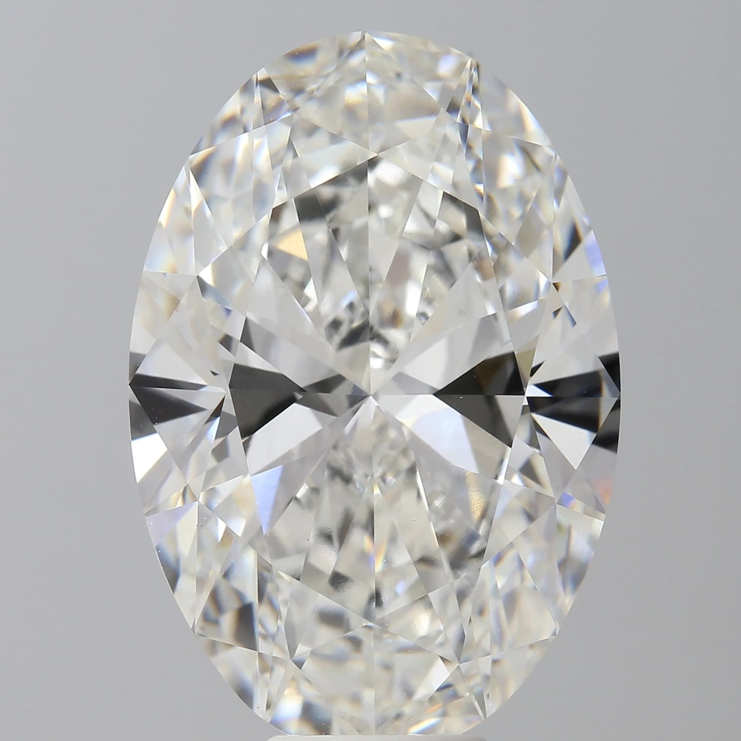 A 10.04ct Oval Brilliant Cut Lab-Grown Diamond. Colour F, clarity VVS2. IGI certified. Cert no: LG743598009. Measurements: 18.18 x 12.35 x 7.18 mm.