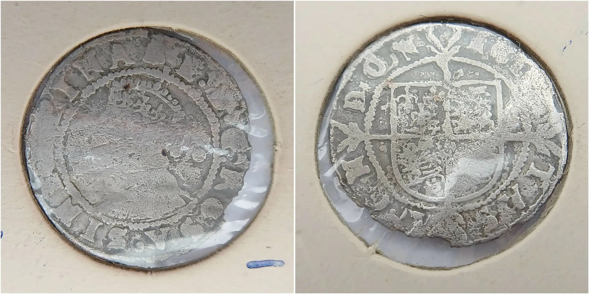 An Elizabeth I Silver Half Groat 5th Issue Coin (1582-1600)