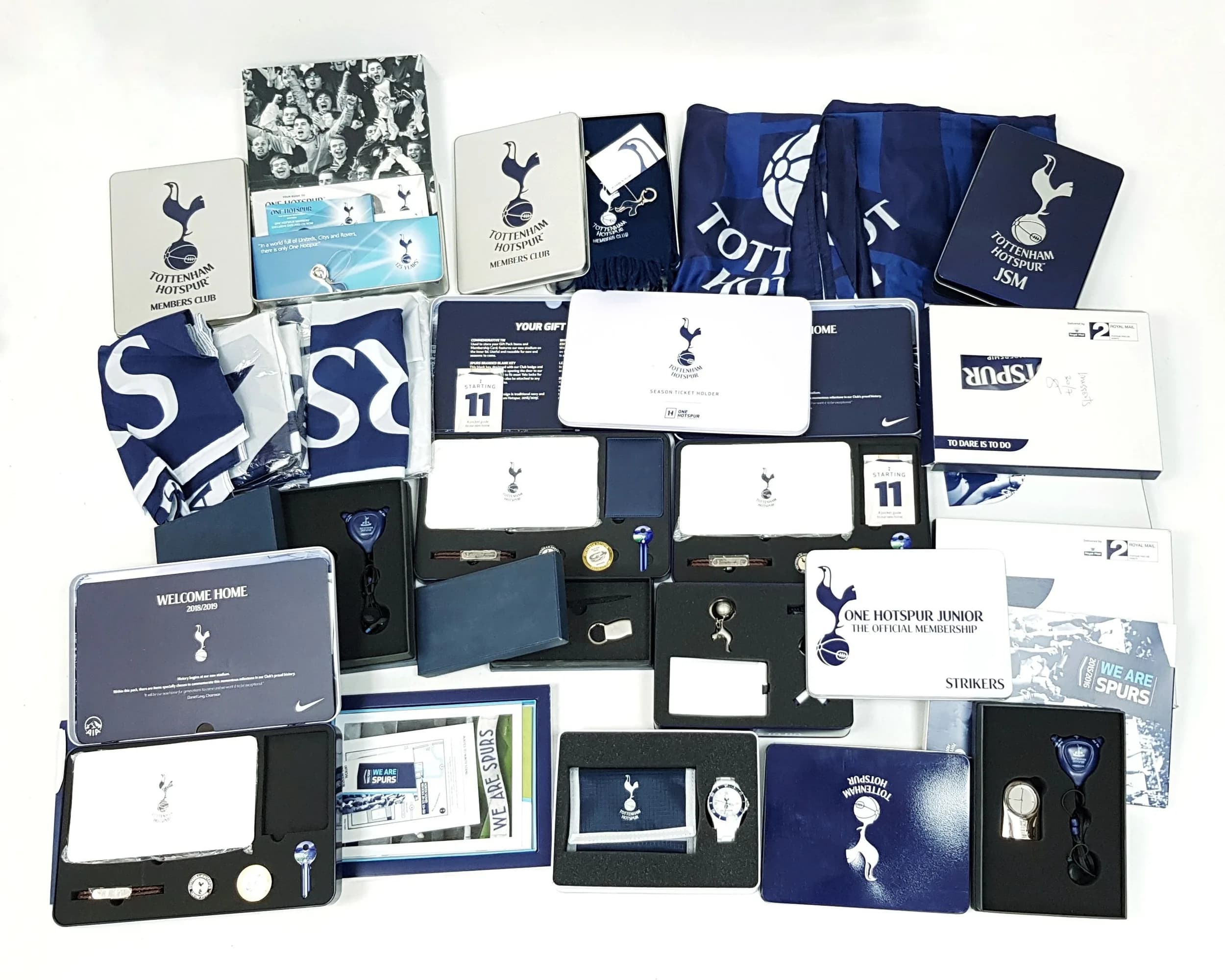 A Large Box of Tottenham Hotspur Collectibles. Please see photos for finer details.