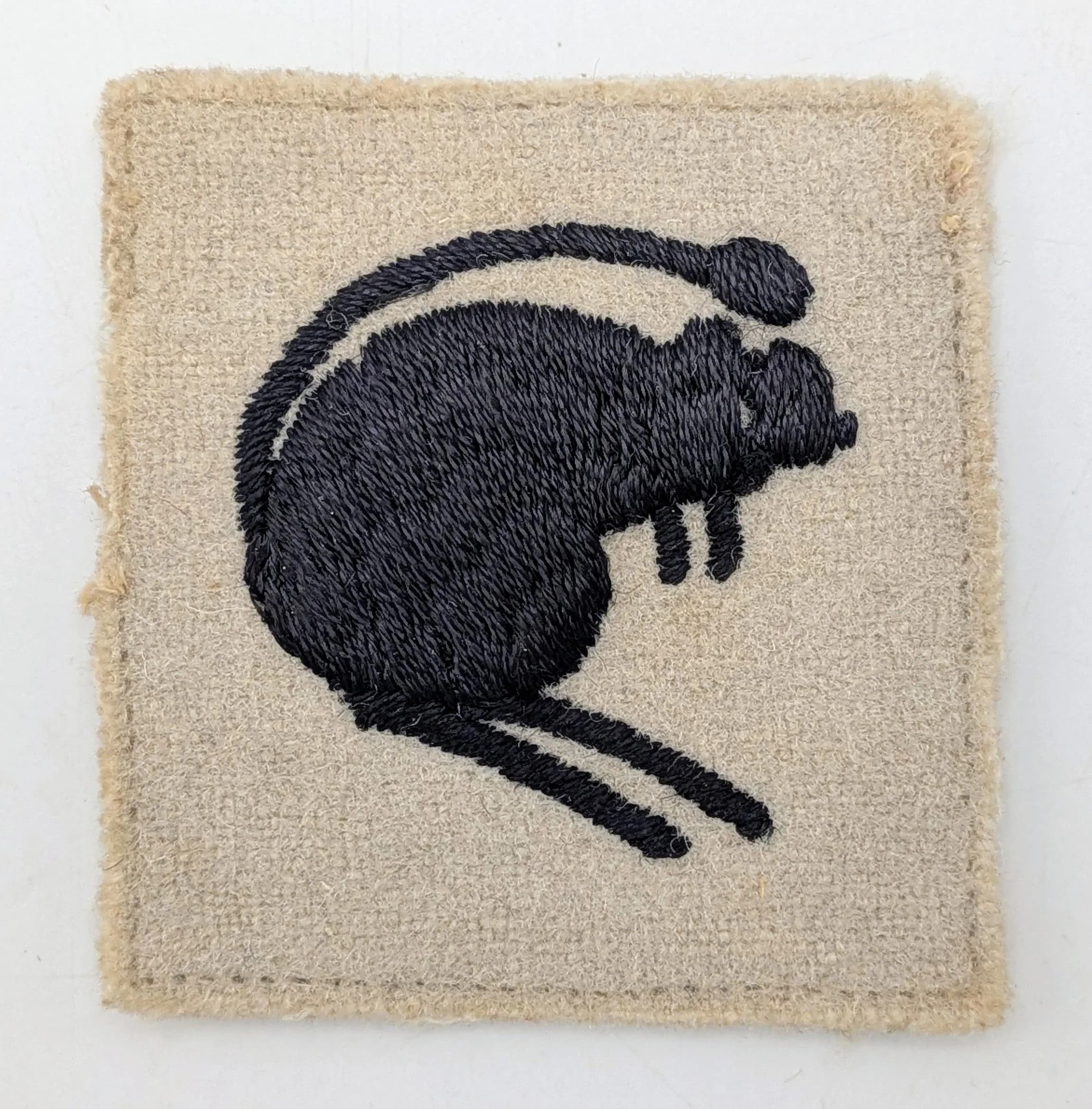 A WW2 Era British 4th Armoured Brigade Formation Patch.5 x 5cm.