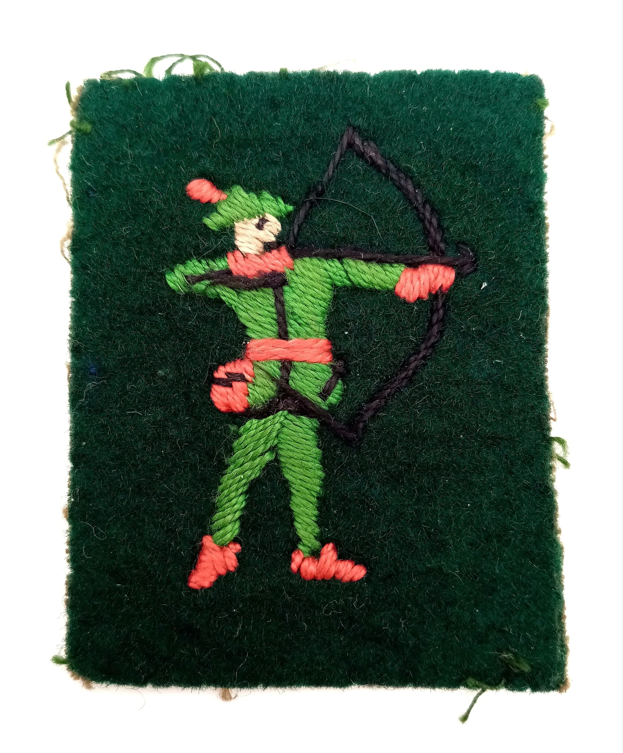 A WW2 Era British Army North Midland District Cloth Formation Badge